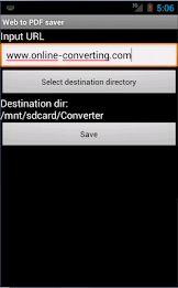 Web to PDF saver poster 1