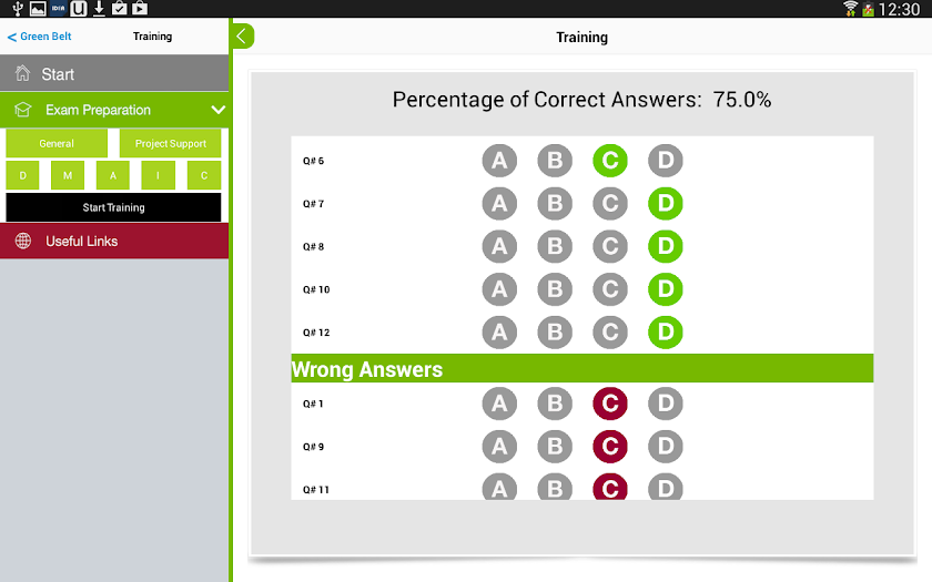 Lean Six Sigma Green Belt Pro Screen 1