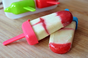 Lava Flow Ice Pops