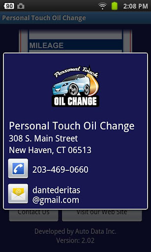 【免費交通運輸App】Personal Touch Oil Change-APP點子