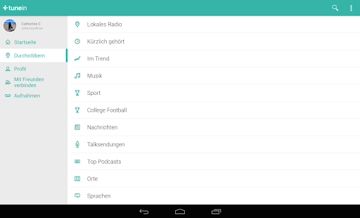 TuneIn Radio Pro Screenshot