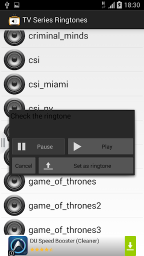 【免費個人化App】Tv Series Ringtones-APP點子