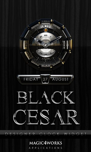 Cesar designer Clock Widget