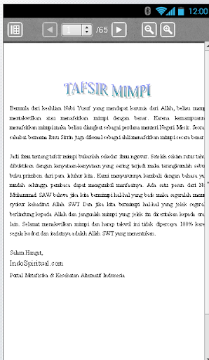 Tafsir Mimpi