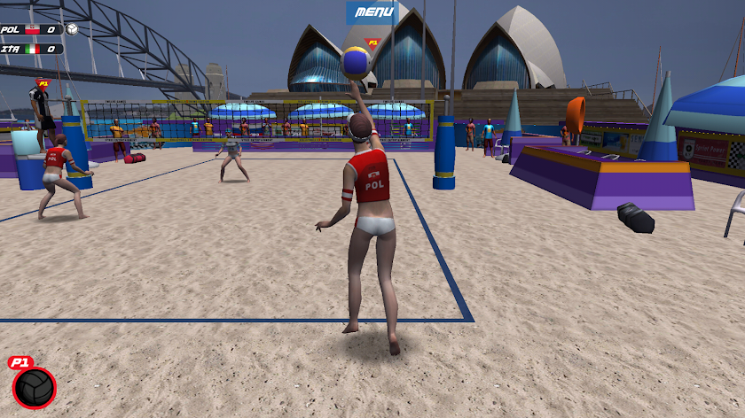 Volleyball Full Body Control Screen 2