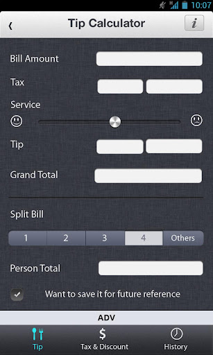 Tip Tax Discount Calculator