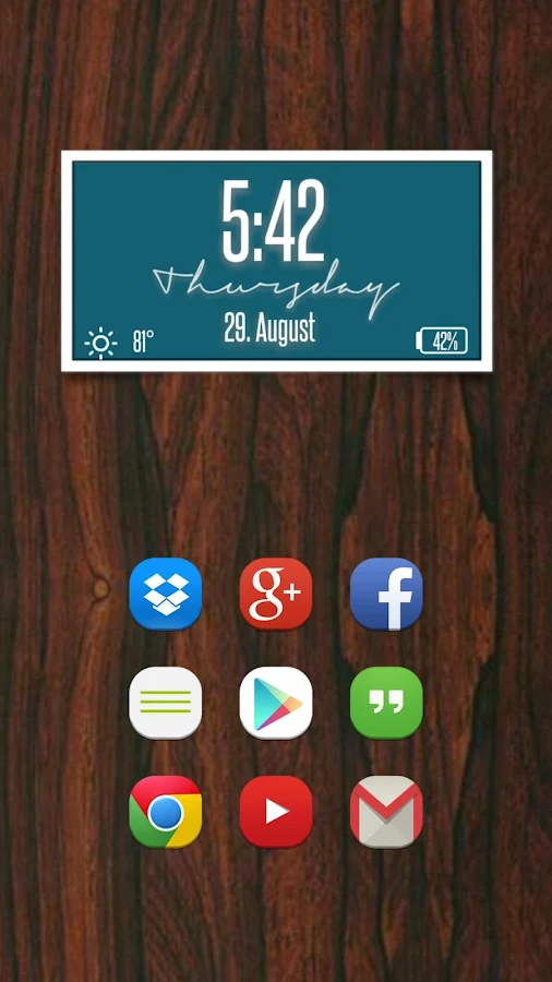 Stock UI Icon Theme Apex Nova - screenshot