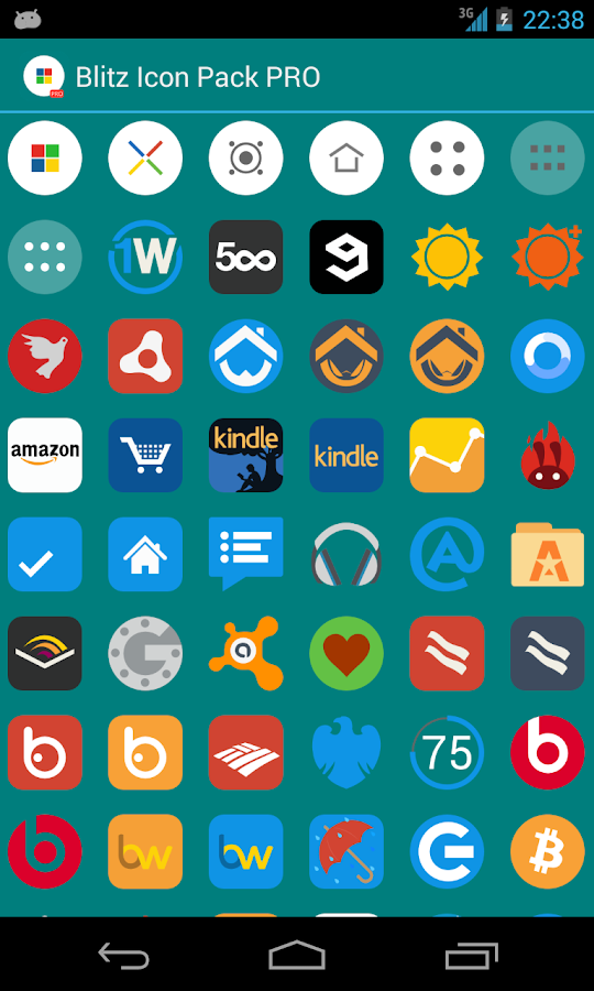 Blitz PRO (Icon Pack) - screenshot