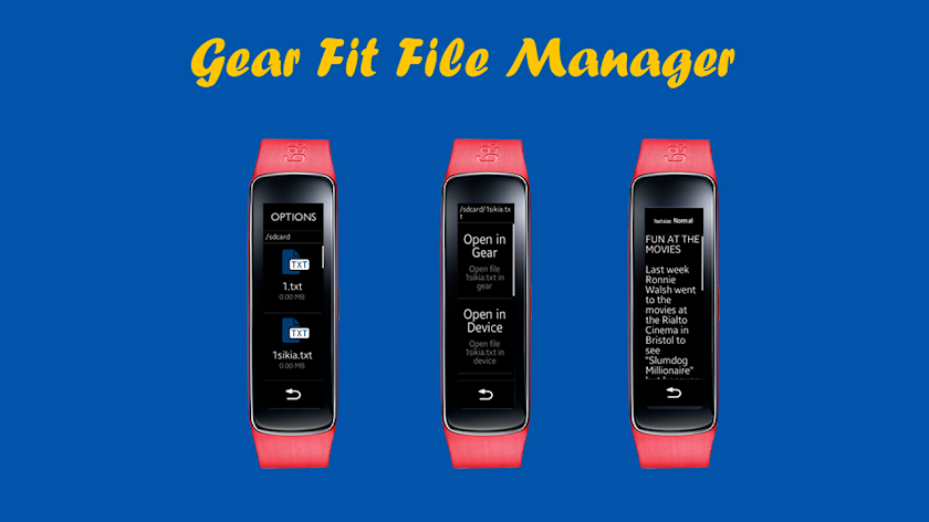 Gear Fit File Manager Screen 2