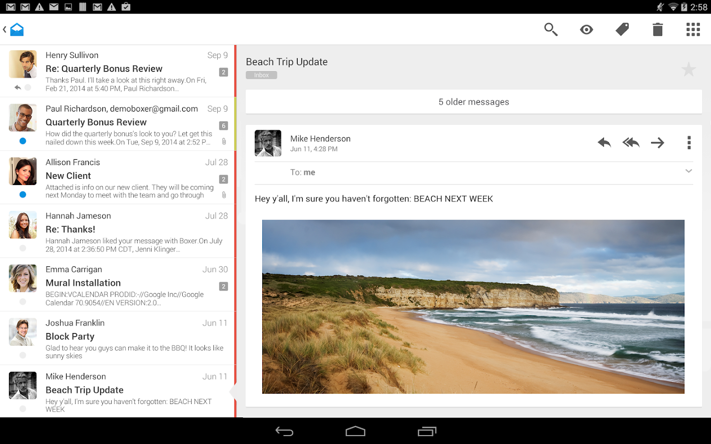Boxer Free Email Inbox App Android Apps on Google Play