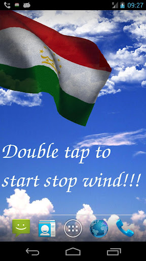 3D Tajikistan Flag LWP +