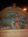 Krishna With His Mother Sculpture