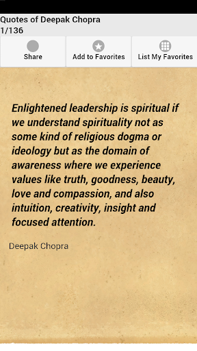 Quotes of Deepak Chopra