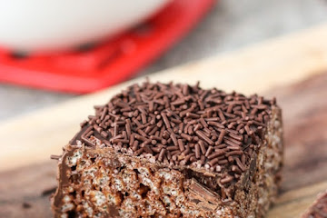 Triple Chocolate Rice Krispie Treats