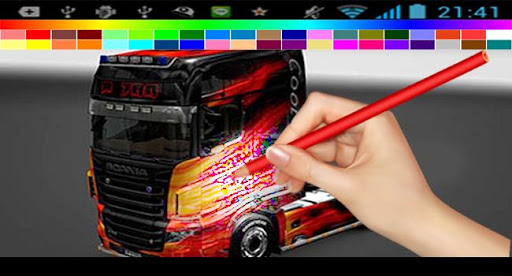 Truck Simulator Coloring