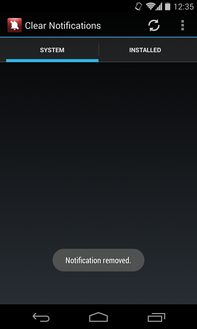 Clear Voicemail Notifications Screen 3