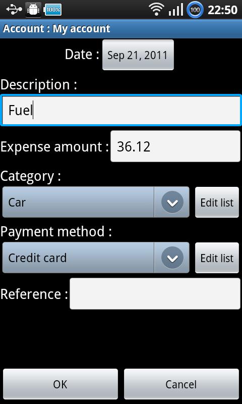 Expenses recorder ad-free Screen 3