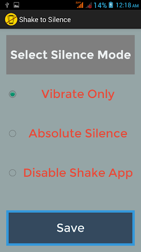 Shake Silent Mode