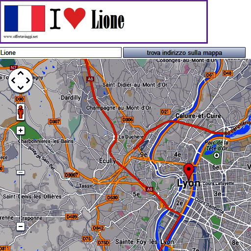 Lyon map