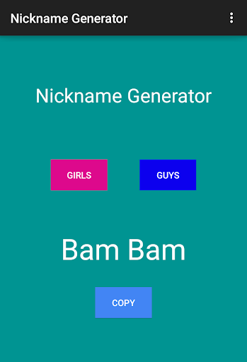 Nickname Generator Free