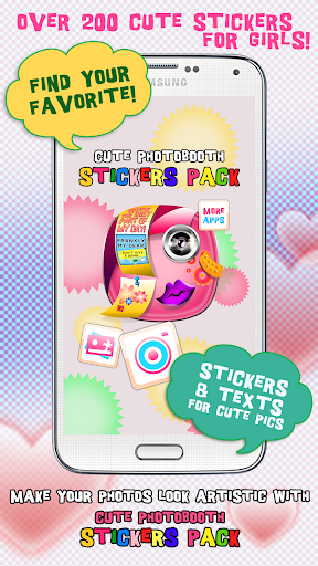 Cute PhotoBooth Stickers Pack