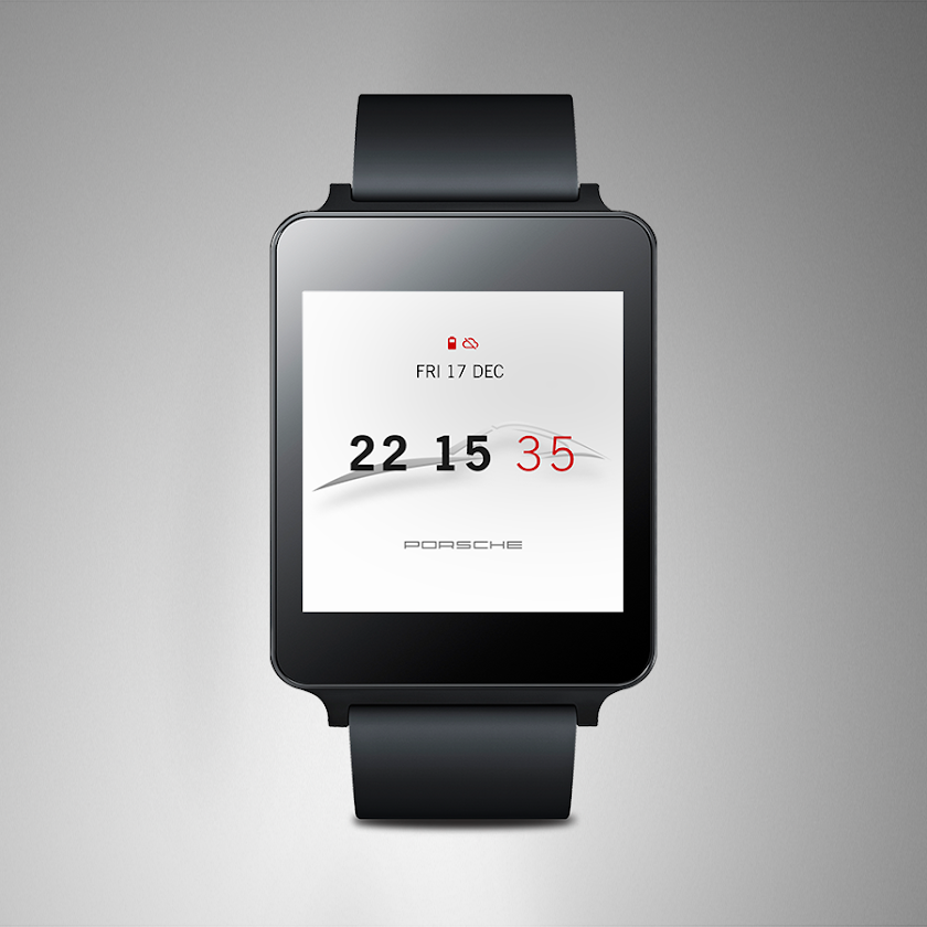 Porsche Watch Face Screen 3