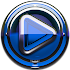 Poweramp skin Blue Glas deluxe3.10 (Paid)