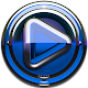 Poweramp skin Blue Glas deluxe v3.10