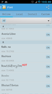 iFont(Fonts For Android) - screenshot thumbnail