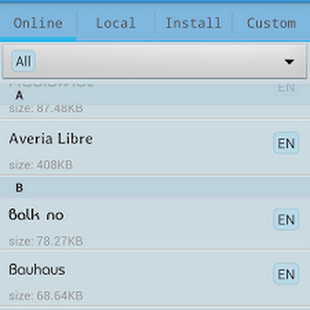 iFont(Fonts For Android) 3.6.1 APK