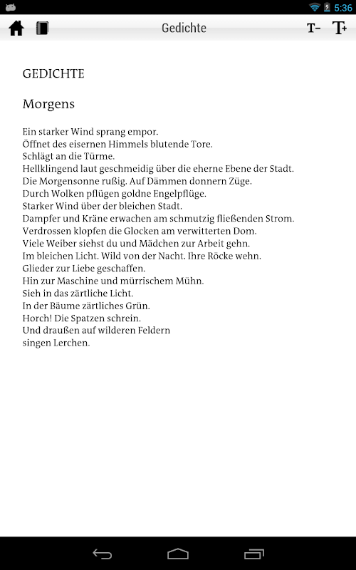 Android application Deutsche Literatur 5 screenshort