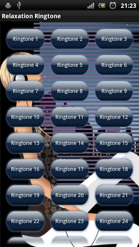 Relaxation Ringtone Screen 2