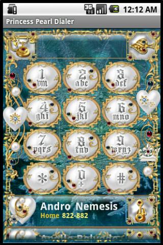 Princess Perl Dialer Screen 1