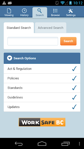 OHS Regulation Mobile App