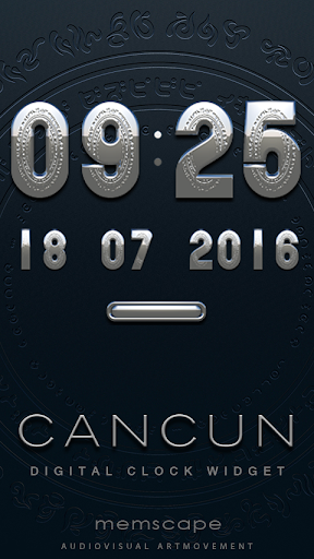 CANCUN Digital Clock Widget