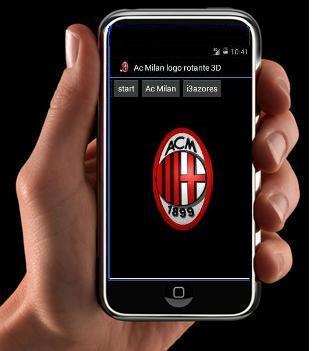 Ac Milan logo rotante 3D