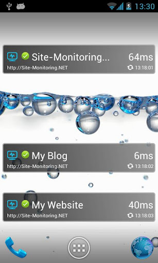 Website Monitoring Widget