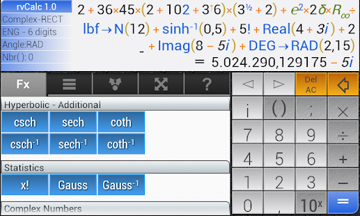 Free rvCalc Scientific Calculator APK