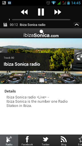 Ibiza Sonica Radio - app fan