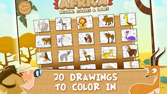 Africa Games for Kids - Animals Puzzles(圖5)-速報App