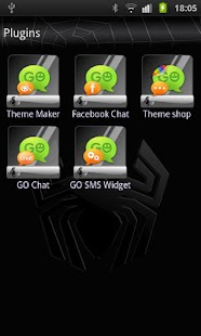 How to download GO SMS Black Spider Theme 1.3 mod apk for bluestacks