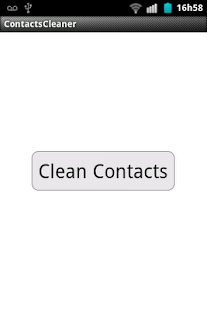 Contacts Cleaner