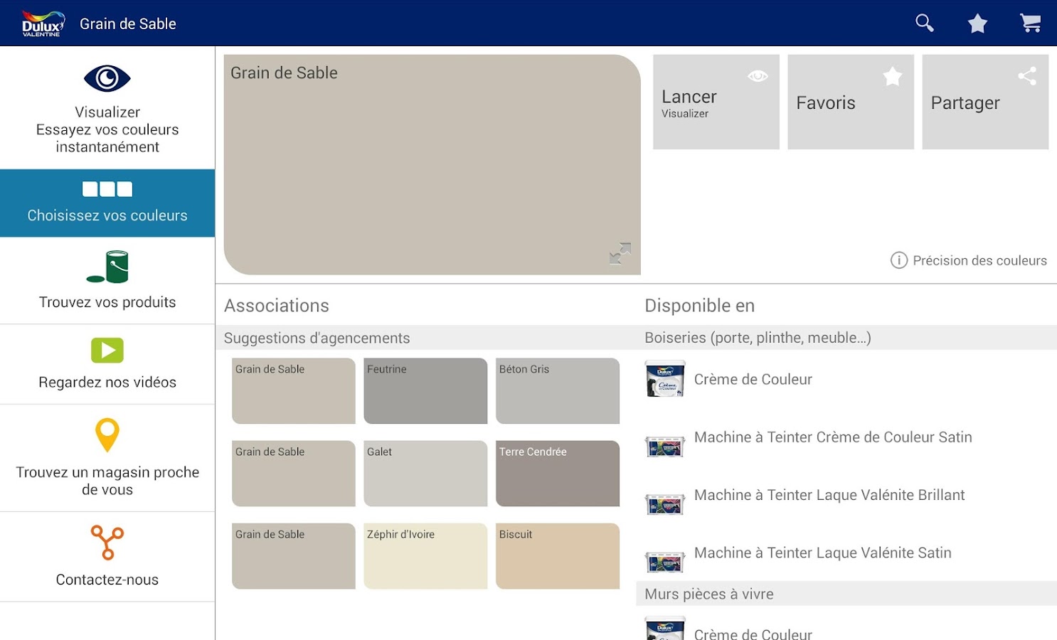 Dulux Valentine Visualizer Applications Android sur Dulux Valentine Visualizer Applications Android sur