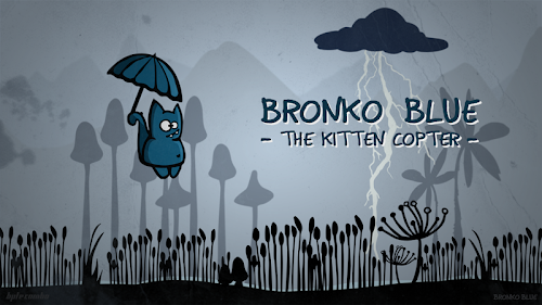 Android application Bronko Blue, the kitten copter screenshort