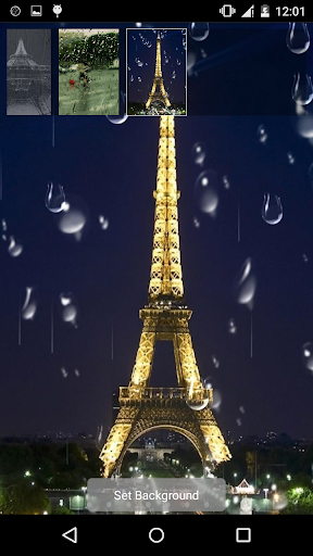 【免費個人化App】Rainy Paris Water Effect LWP-APP點子