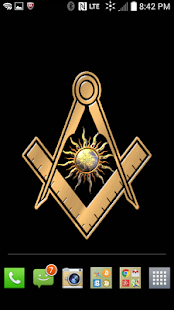 Freemason Gold Square & Compass Live Wallpaper(圖5)-速報App