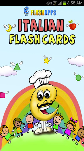 Italian Flash Cards for Kids