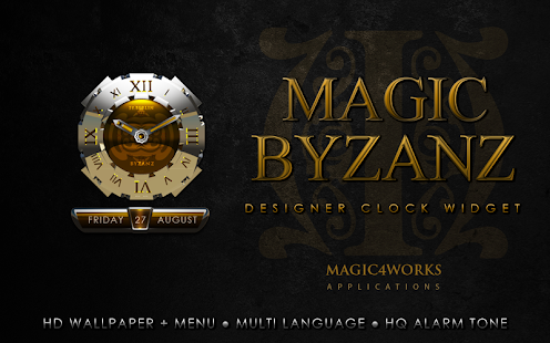 clock widget BYZANZ designer