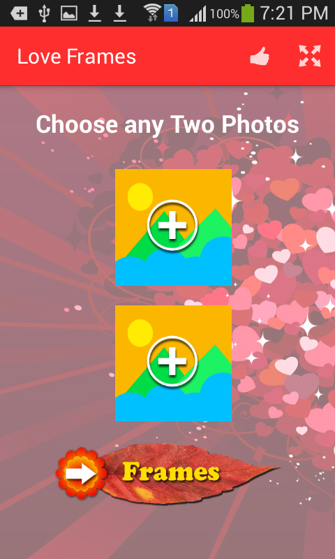 Love Photo Frames Screen 2