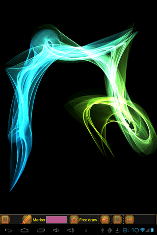 Abstract paint full - screenshot